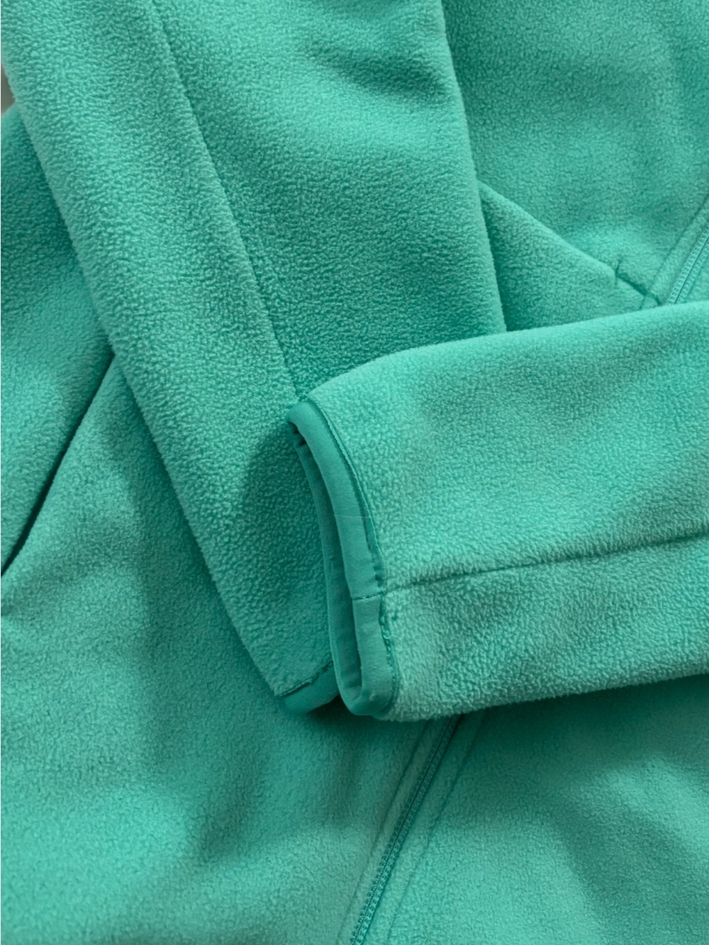 FIGS On-Shift Fleece Jacket Turquoise/Aqua Size XS - Picture 8 of 12